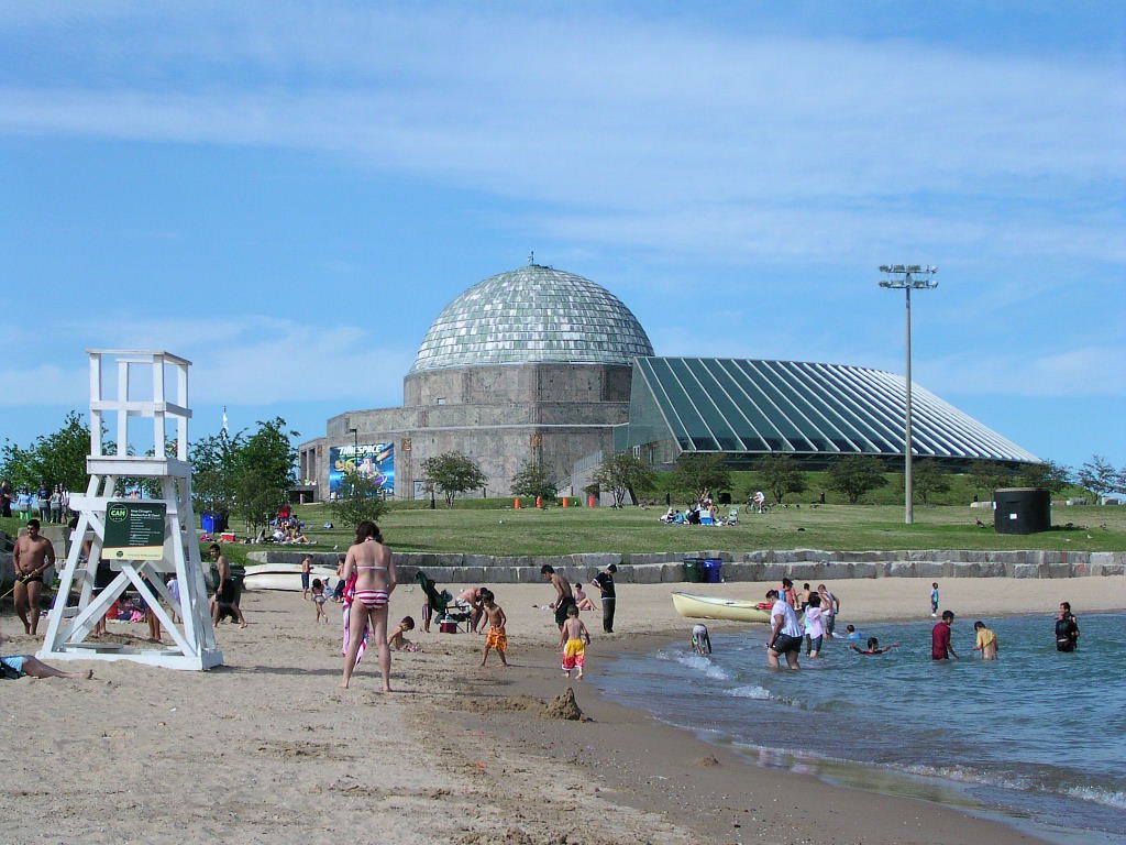 Adler Planetarium and 12th Street Beach, 1300 S. Lake Shore…